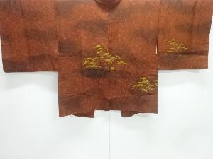 松模様織出し刺繍絵羽織